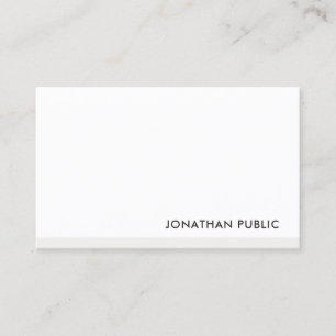 Professional Modern Minimalist Classy Template Business Card