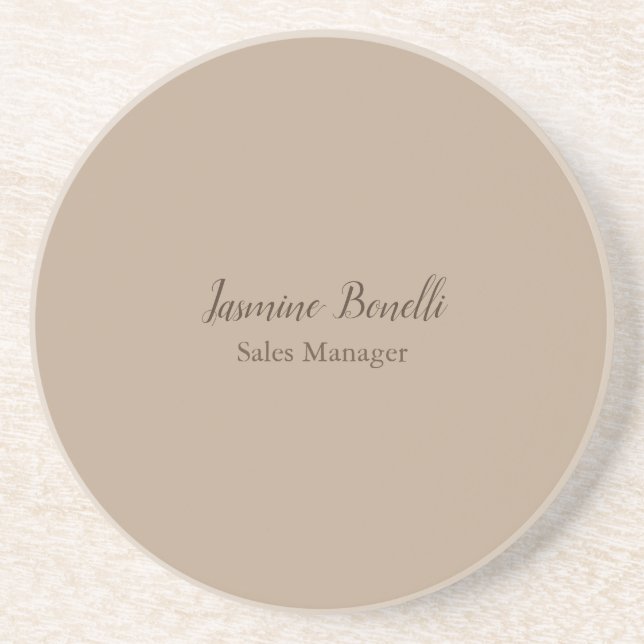 Professional Modern Minimalist Coaster (Front)