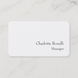 Professional Modern Minimalist Creation Business Card