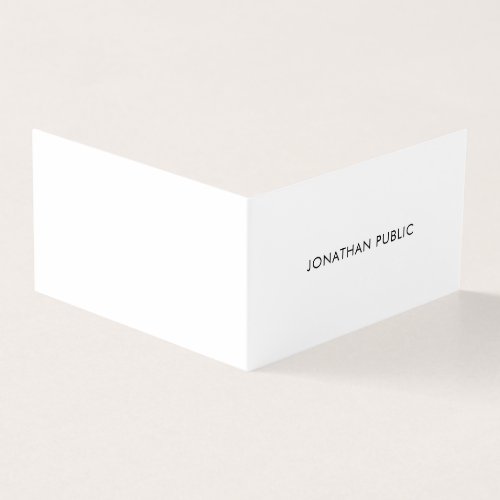 Professional Modern Minimalist Elegant Simple Cool Business Card