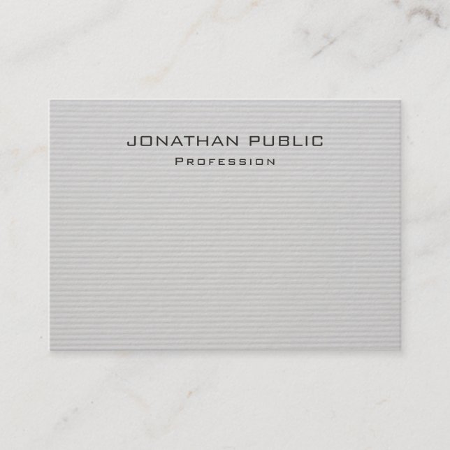 Professional Modern Minimalist Elegant Template Business Card (Front)