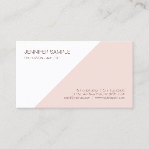 Professional Modern Minimalist Elegant Template Business Card