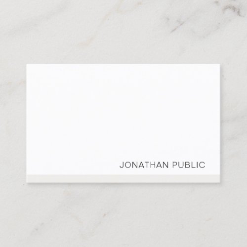 Professional Modern Minimalist Elegant Template Business Card