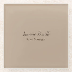 Professional Modern Minimalist Glass Coaster