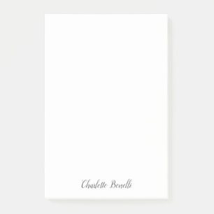 Professional Modern Minimalist Handwriting Post-it Notes