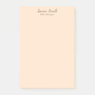 Professional Modern Minimalist Pastel Color Post-it Notes