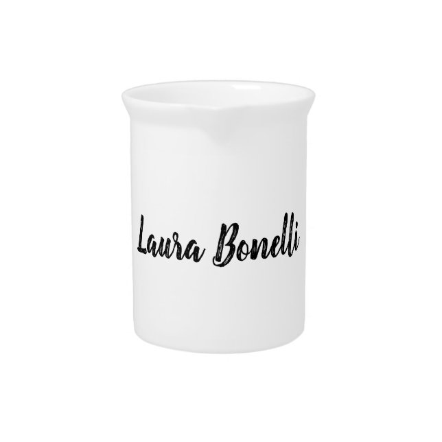 Professional Modern Minimalist Plain Beverage Pitcher (Front)