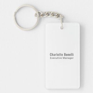 Professional Modern Minimalist Plain Keychain