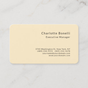 Professional Modern Minimalist Premium Silk Business Card