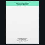 Professional Modern Minimalist Simple Plain Letterhead<br><div class="desc">This product was very good and I love how easy it is for customize design. The design was very simple so I'm very pleased when I create.</div>