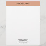 Professional Modern Minimalist Simple Plain Letterhead<br><div class="desc">Check out our modern minimalist templates to help you design your perfect professional product.</div>