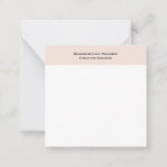 Professional Modern Minimalist Simple Plain Note Card