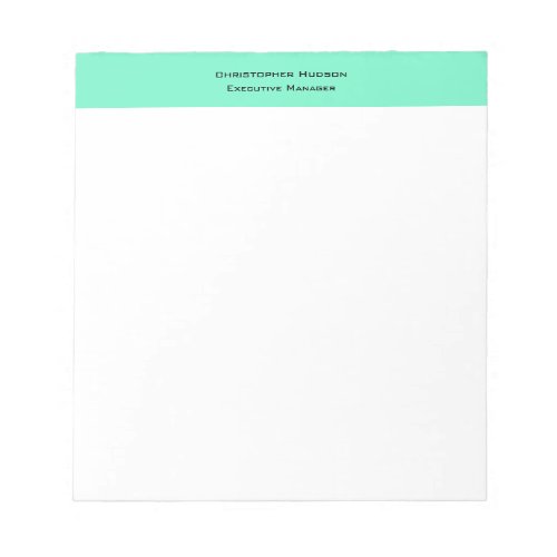 Professional Modern Minimalist Simple Plain Notepad