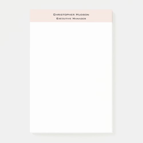 Professional Modern Minimalist Simple Plain Post_it Notes