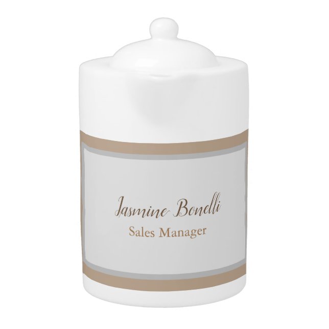 Professional Modern Minimalist Teapot (Front)