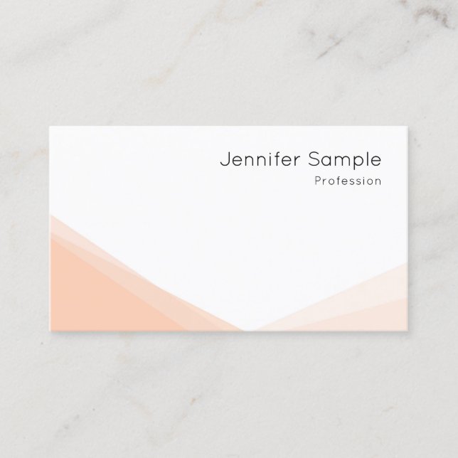 Professional Modern Minimalist Template Elegant Business Card (Front)