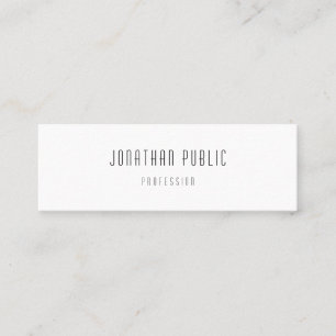 Professional Modern Minimalist Template Elegant Mini Business Card