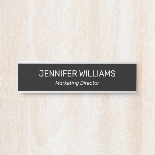 Professional Modern Office Door Sign