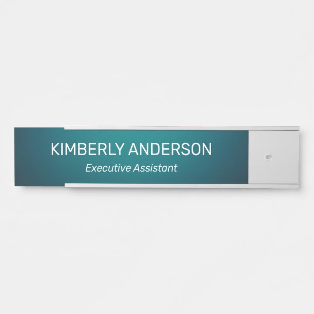 Professional Modern Office Door Sign (Front)