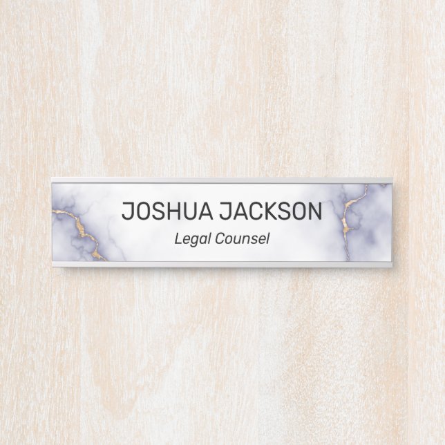 Professional Modern Office Door Sign (Front)