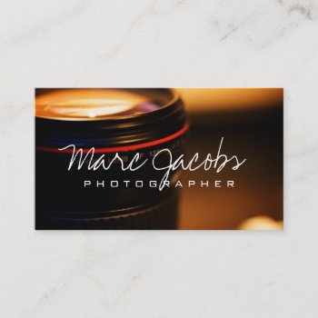 Professional Modern Photographer Photography Business Card by ArtisticEye at Zazzle