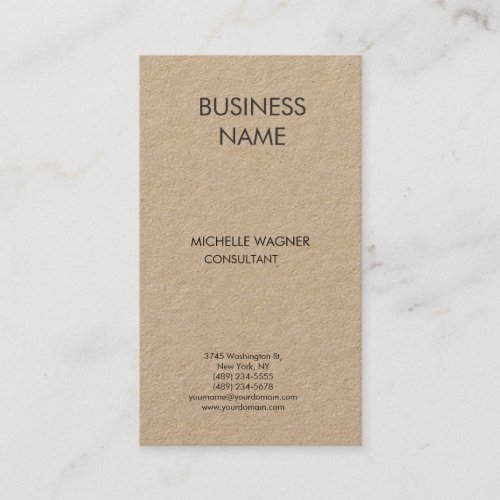 Professional Modern Plain Elegant Minimalist Business Card