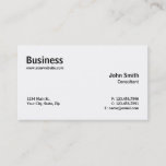 Professional Modern Plain Simple Computer Repair Business Card at Zazzle