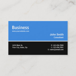 Professional Modern Plain Simple Computer Repair Business Card