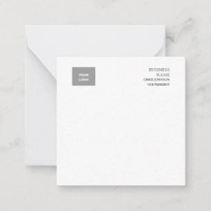 Professional Modern Plain Simple Note Card
