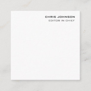 Professional Modern Plain Simple Premium Enclosure Card