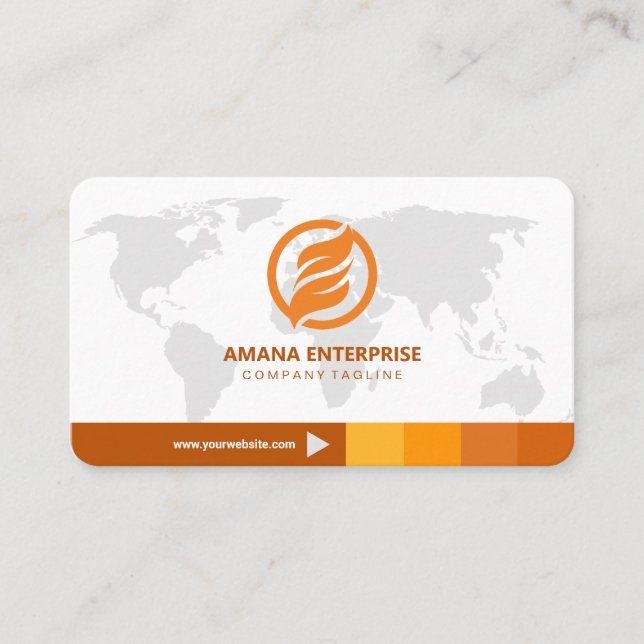 Professional Modern QR Code Custom Personalized Business Card (Front)