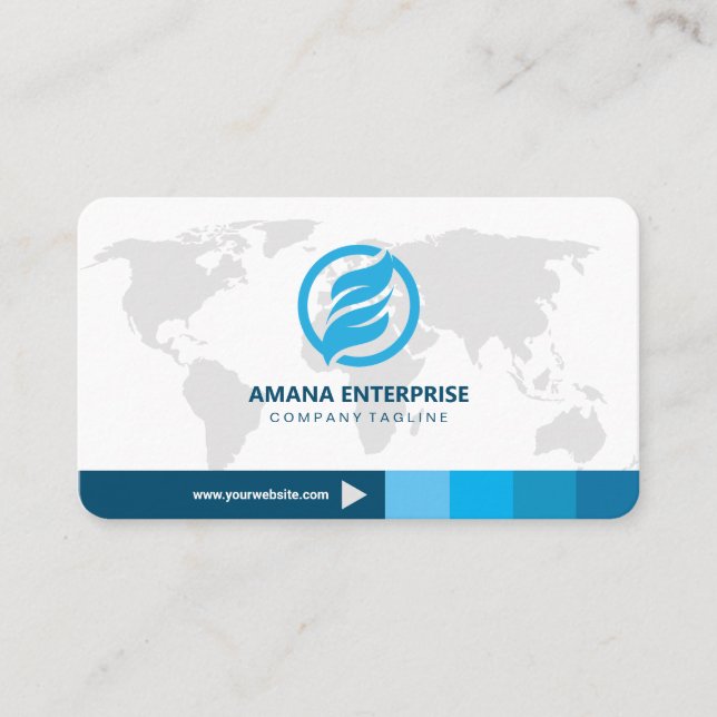 Professional Modern QR Code Custom Personalized Business Card (Front)