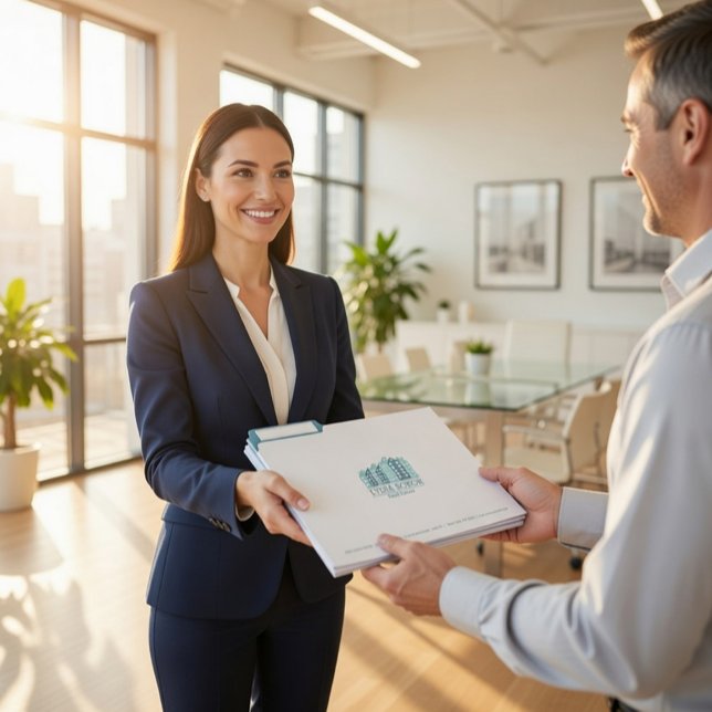 Professional Modern Real Estate Custom Logo  File Folder (Creator Uploaded)