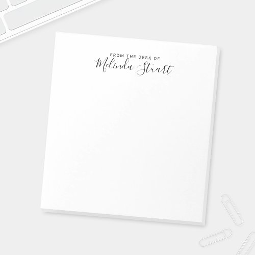 Professional Modern Script Notepad