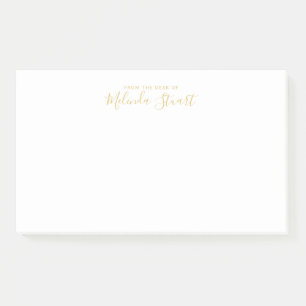 Professional Modern Script Post-it Notes
