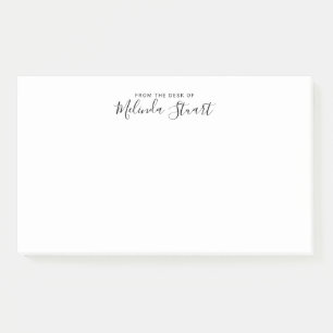 Professional Modern Script Post-it Notes