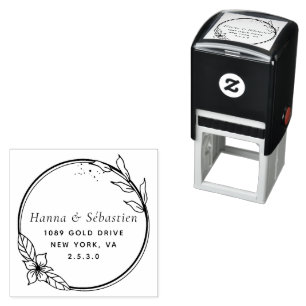 Professional Modern Script Return Address Self-inking Stamp