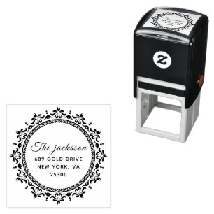 Professional Modern Script Return Address Self-inking Stamp