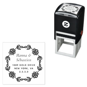 Professional Modern Script Return Address Self-inking Stamp