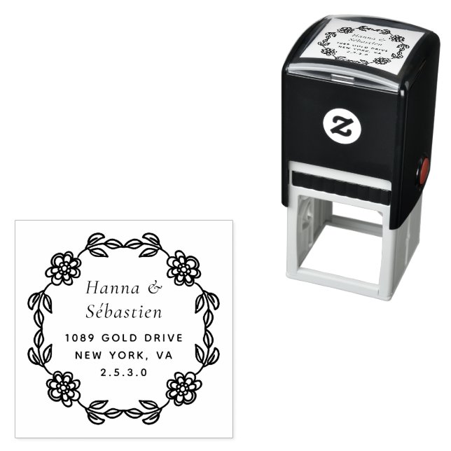 Professional Modern Script Return Address  Self-inking Stamp (In Situ)