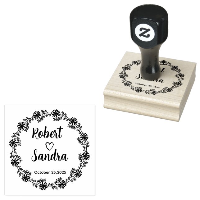 Professional   Modern Script  Rubber Stamp (Stamped)
