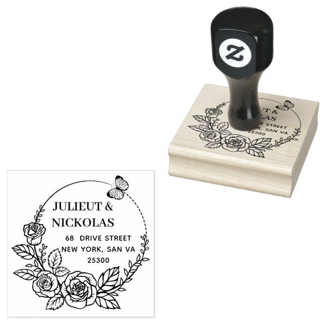 Professional   Modern Script  Rubber Stamp (Stamped)
