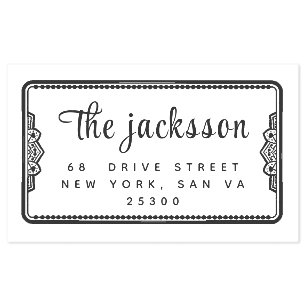 Professional Modern Script  Self-inking Stamp