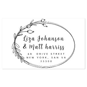 Professional Modern Script  Self-inking Stamp
