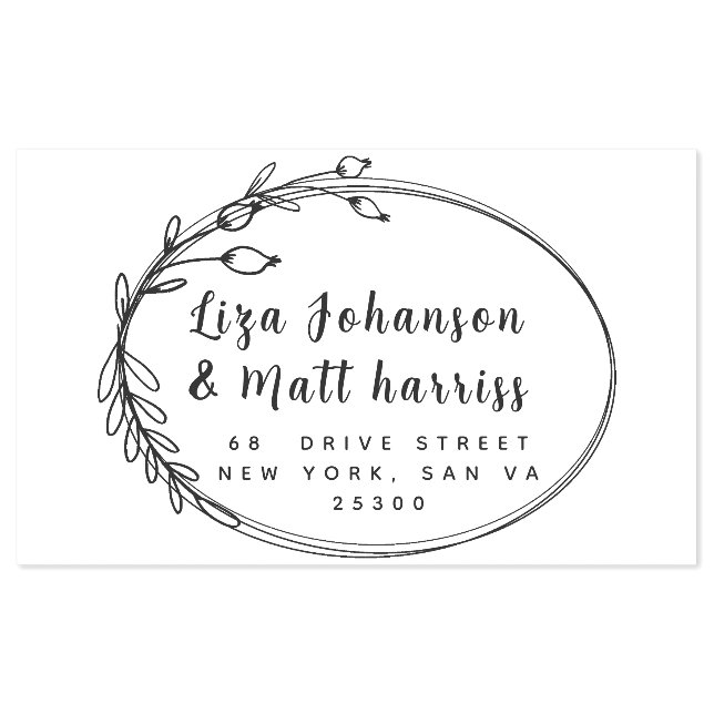 Professional Modern Script  Self-inking Stamp (Design)