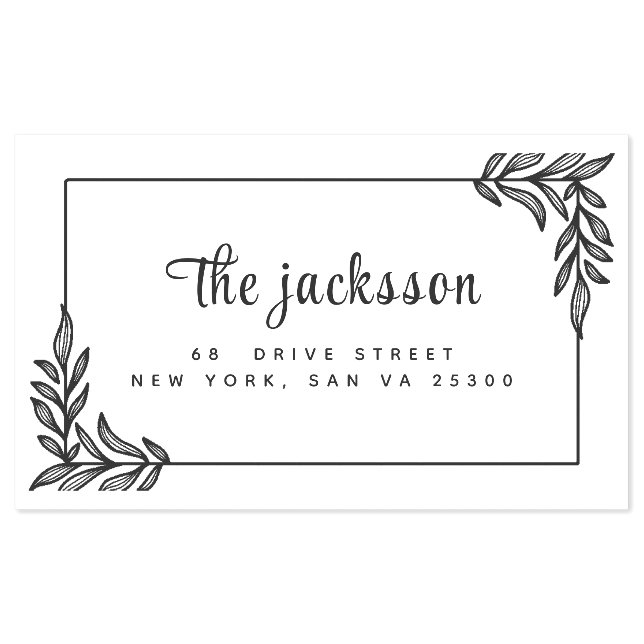 Professional Modern Script  Self-inking Stamp (Design)