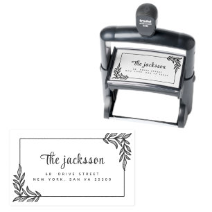 Professional Modern Script  Self-inking Stamp