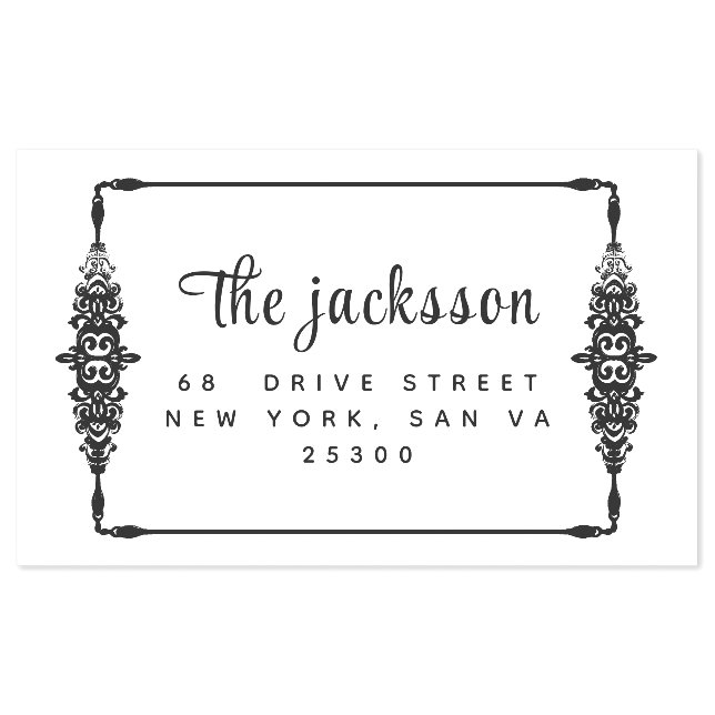 Professional Modern Script  Self-inking Stamp (Design)