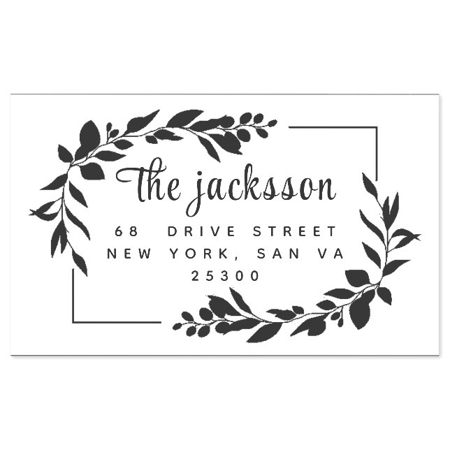 Professional Modern Script  Self-inking Stamp (Design)