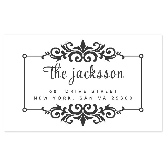 Professional Modern Script  Self-inking Stamp (Design)